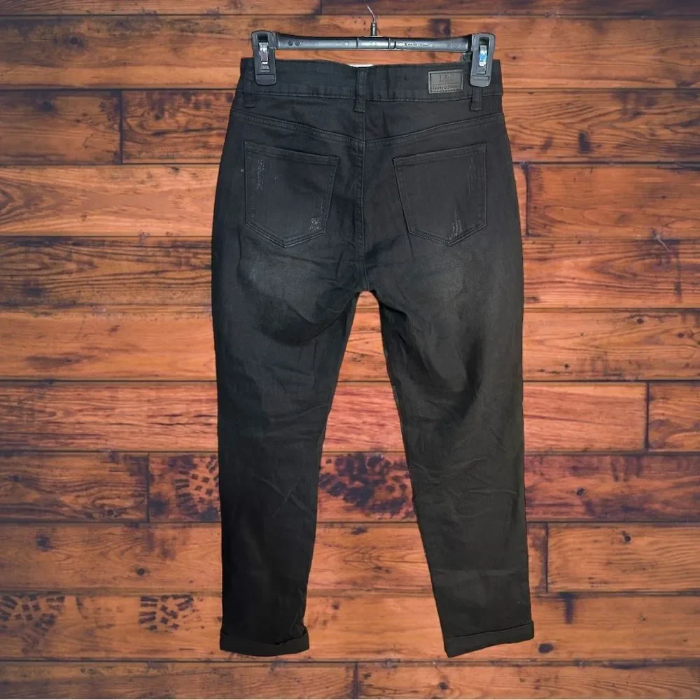 5 for $25🔥L&B Lucky & Blessed‎ Mesh & Lace Patched Denim Jeans Size 6